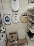 Section of NEW Toilet Seats/Cases of Sanitary Tees