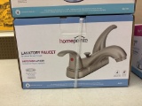 NIB Home Pointe Brush Nickel 2-Handle Sink Faucet