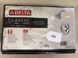 NIB Delta Chrome Finish Tub and Shower Faucet Set