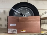 Lot of 4 NEW Knobby Flat Free Tires