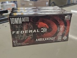 150rds Federal 10mm Auto 180gr