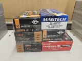 300rds Assorted .32 Auto Ammo