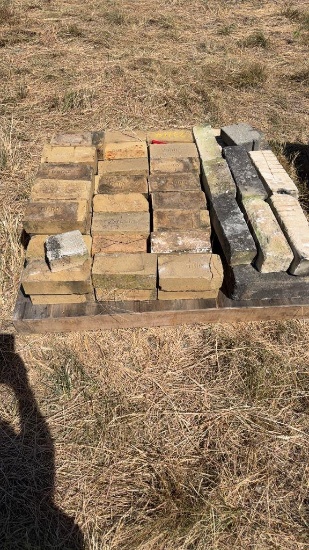 Pallet of Antique Brick & Stone