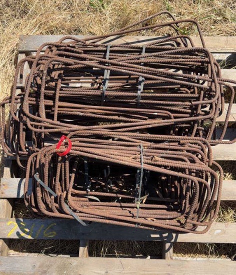 Pallet of Iron Corner Tie Off Stays