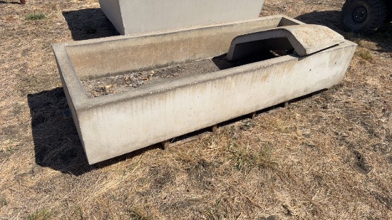 8'X3'X20" Cement Livestock Watering Trough