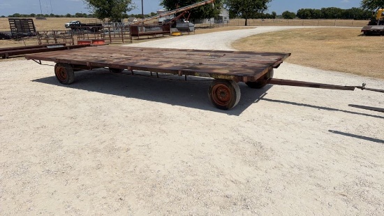 20' Four Wheel Pintle Hitch Hay Trailer