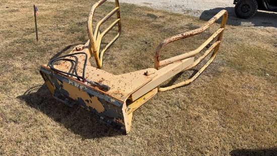 Round Bale Squeeze Attachment Skidsteer Plate