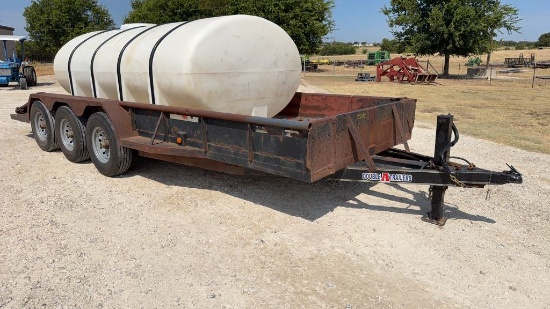 7'X20' Double A 3 Axle Trailer w/1900G Nurse Tank