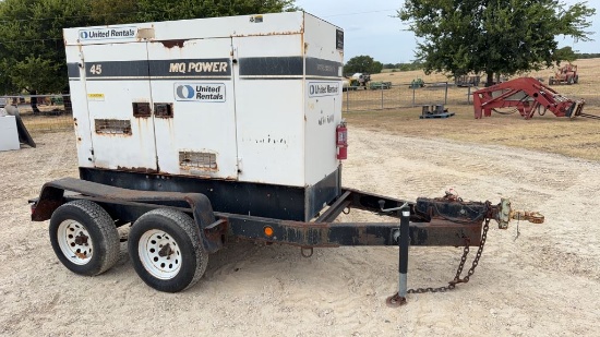 MQ Power 45 Generator w/Dual Axle Trailer