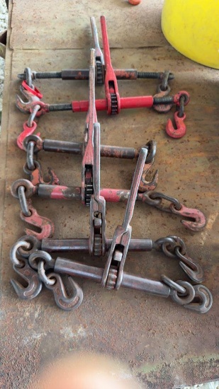 Lot of 6 Chain Ratchets