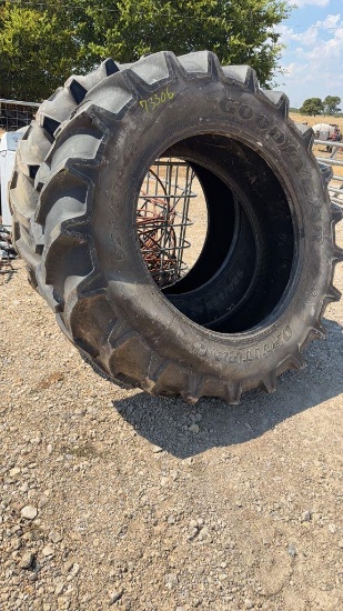 Lot of 2 Goodyear 520/85R42 Tractor Tires