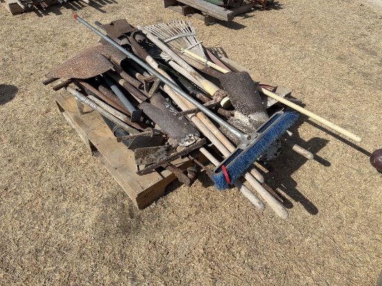 Pallet Lot of Assorted Yard Tools