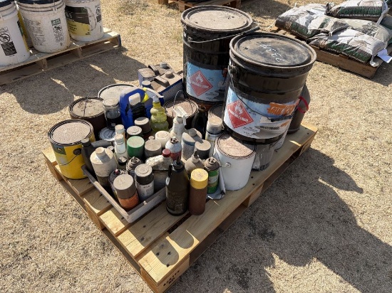 Pallet Lot Assorted Oils, Lubricants & Chemicals