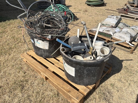 Lot of Electrical Supplies & PVC Fittings
