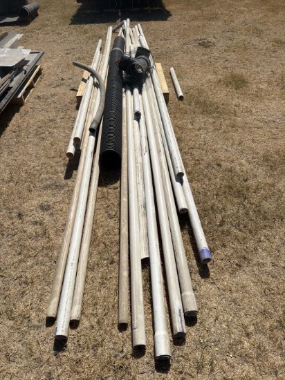Lot of Assorted Size PVC Pipe