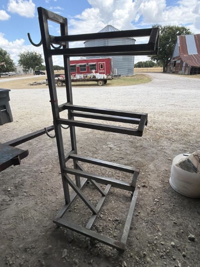 Industrial 3 Saddle Rack w/Casters