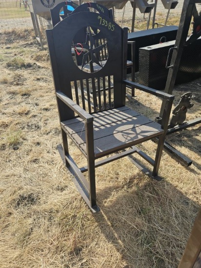 Texas Star Metal Rocking Chair