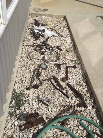 Lot of Antique Yard Art