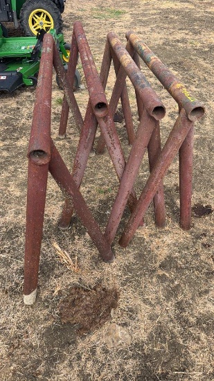 Lot of 4 Pipe Racks