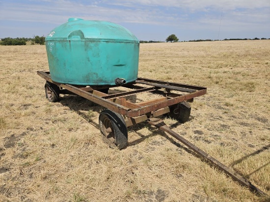 Running Gear Trailer with Poly Tank
