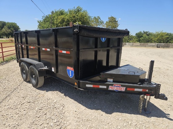 *2025 Interstate Pro Series 7'X14' Dump Trailer