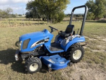 New Holland TZ24D Diesel Tractor w/Belly Mower