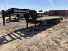 2003 Performance Gooseneck Trailer 20ft W/Dovetail