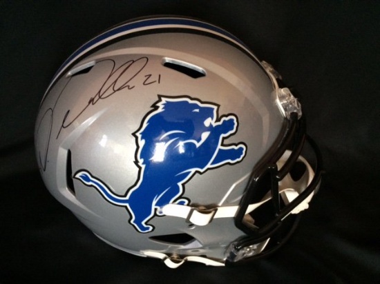 Ameer Abdullah Autographed Detroit Lions Helmet