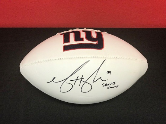 Mark Herzlich Autographed New York Giants Football