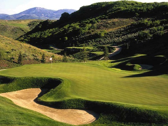 Golf on the Pete Dye Canyon Course in Park City, Utah