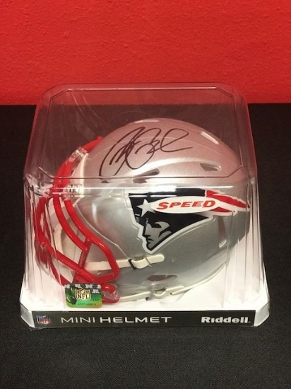 Rex Burkhead Autographed Patriots Mini-Helmet