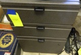 Storage Cabinet (3 Drawer) w/ Key