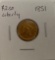 1851  $2.50 Liberty gold piece