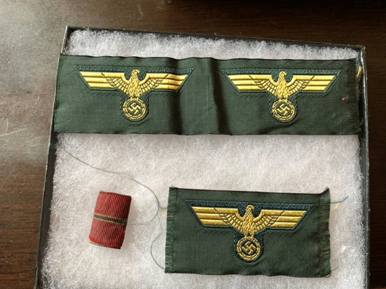 Shoulder Eagles Wehrmacht and Campaign Bar