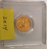 2014  $5 gold piece