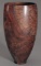 Walnut burl vase