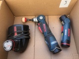 Bosch flashlight and i+Driver battery charger