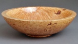 Maple burl bowl