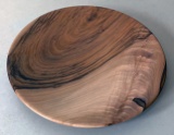 English walnut platter - 11.125 diameter, 1.25 height (N040-P)