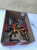 Misc screwdrivers, wrenches and hand tools