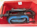 Various clamps and 