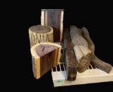 Ironwood pieces and logs