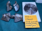 O'Donnell jaws (with mounting jaws) and pin jaws for Axminster chuck