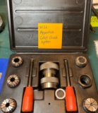 Apprentice collet chucking system with 5 collets in case