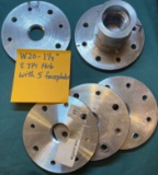 1.25 inch 8 TPI hub with 5 faceplates