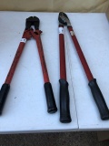 Bolt cutters and pruning sheers