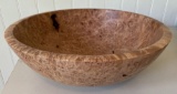 Maple burl bowl