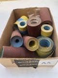 Various sandpaper rolls