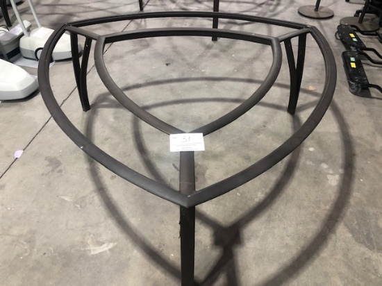 Aluminum Triangular Table Frame - NO Glass