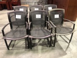 Lot of (6) - Aluminum Frame Patio Chairs